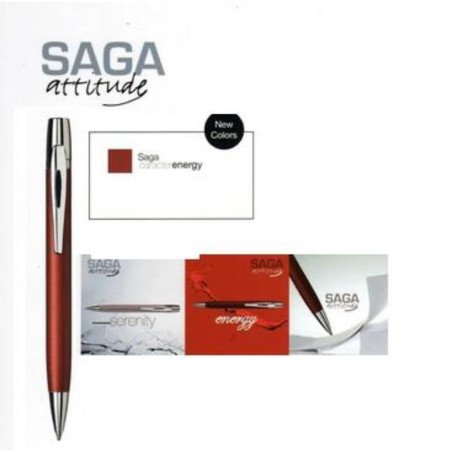 BOLIGRAFO INOXCROM SAGA ENERGY CALDERA ^