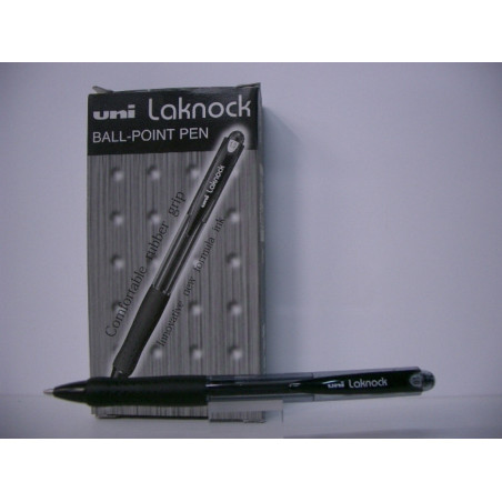 BOLIGRAFO UNI-BALL LAKNOCK BROAD NEGRO C/12U ^