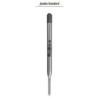 RECAMBIO BOLIGRAFO SCRIKSS IMITACION PARKER 76573 NEGRO MEDIO C/12U