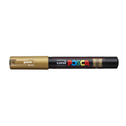 MARCADOR UNI-BALL POSCA PC-1M. PUNTA FINA 0,7MM ORO -25-