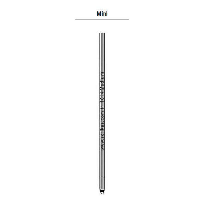 RECAMBIO BOLIGRAFO SCRIKSS METAL CORTO 73435 AZUL M BLISTER 2U C/12U