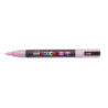 MARCADOR UNI-BALL POSCA PC-3ML PUNTA REDONDA 0,9-1,3MM PURPURINA ROSA -13-