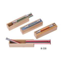 BOLIGRAFO ALEX BOG MADERA TROPICAL C/ESTUCHE 4COL. B330 ^