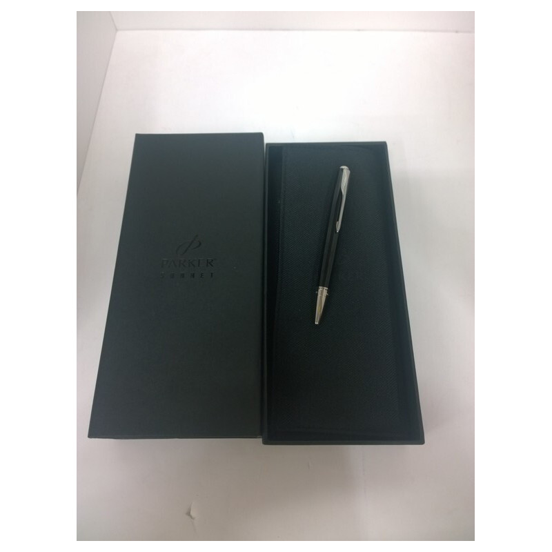 BOLIGRAFO PARKER SONNET MONOBLOCK LACA NEGRA CT ^