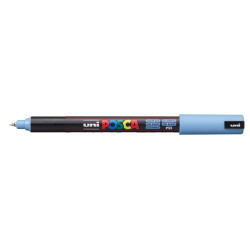 MARCADOR UNI-BALL POSCA PC-1MR PUNTA EXTRA FINA 0,7MM AZUL GLACIAR -P33-