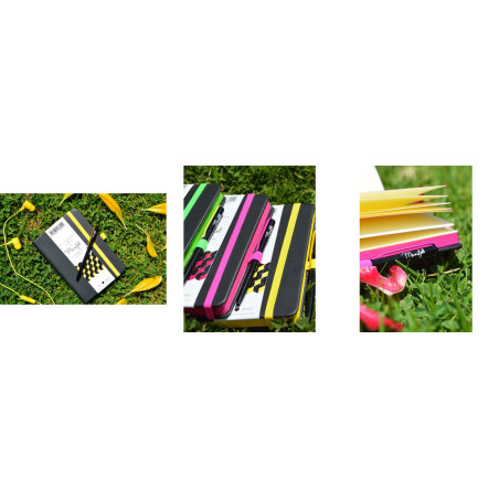 CUADERNO MANIFOL C/BOLIGRAFO FLUOR A-6 COLORES SURTIDOS CU5601