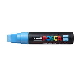MARCADOR UNI-BALL POSCA PC-17K BISEL EXTRA GRUESO 15MM AZUL CLARO -8-