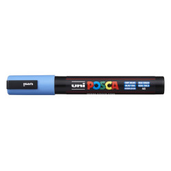 MARCADOR UNI-BALL POSCA PC-5M PUNTA REDONDA 1,8-2,5MM AZUL CIELO -48-