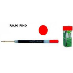 RECAMBIO BOLIGRAFO INOXCROM IN-IN ROJO FINO C/25U ^