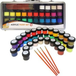 SET PINTURA DALER ROWNEY SET ACRILICO 40PZS 126500910 FILA UNIDAD