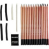 SET DIBUJO DALER ROWNEY CROQUIS SET 40PZS 644500410 FILA UNIDAD
