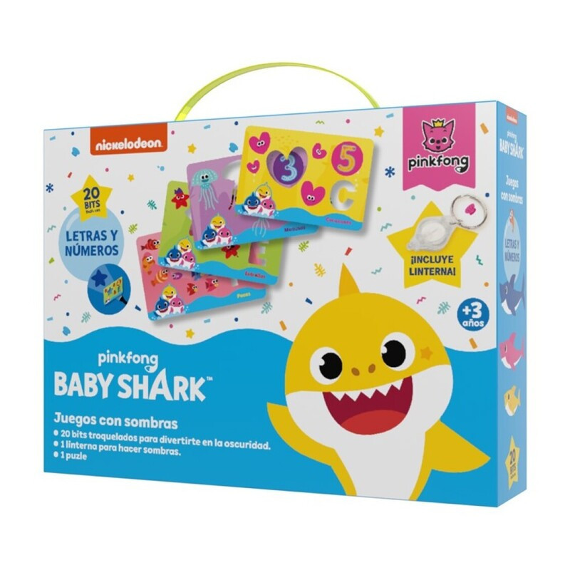JUEGO IMAGILAND 20 BITS TROQUELADOS BABY SHARK MALETIN PTC007 ^