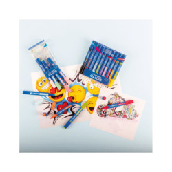 MARCADOR GIOTTO TURBOPRO DOBLE PUNTA PINCEL BASE AGUA 15 COLORES F427800 FILA