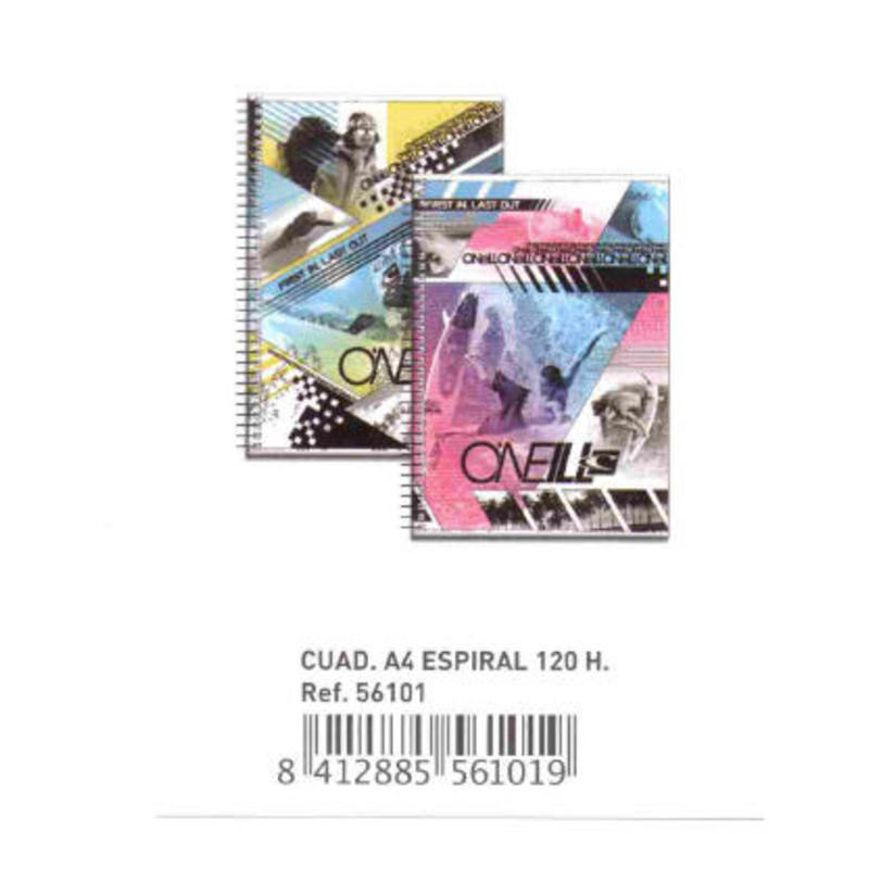 CUADERNO EUROPEAN A-4 SENFORT 11 O'NEILL 120H 56101 ^