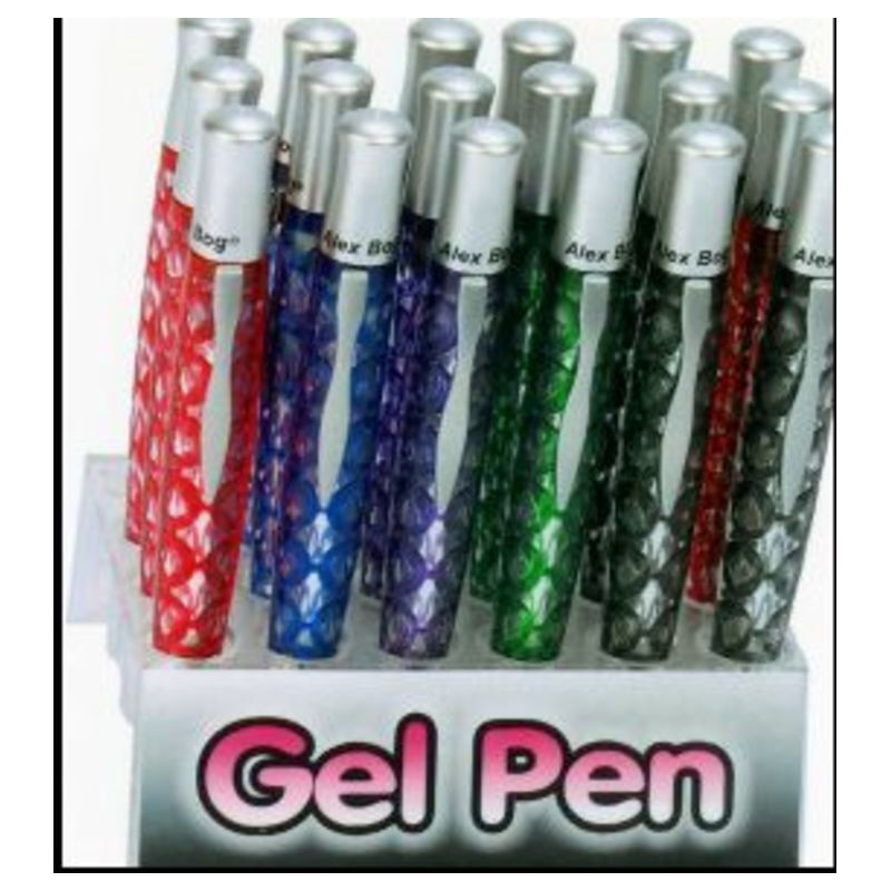 BOLIGRAFO ALEX BOG GEL POKER 5 COL. EXP.24 EGE-913