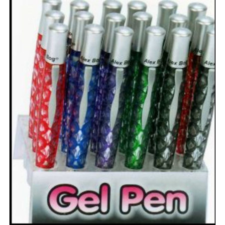 BOLIGRAFO ALEX BOG GEL POKER 5 COL. EXP.24 EGE-913