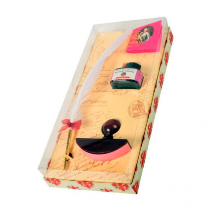 PLUMA HERBIN SET ESCRITURA MARIA ANTONIETA C/TINTA 27366T EXACLAIR