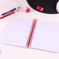 CUADERNO EUROPEAN MILAN A5 PAPEL CUADRO 5*5 80HOJAS DE 95G NATA 624 AZUL 57053E80B