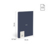 LIBRETA A5 MILAN ENCOLADA 48H CUADRO 5*5 95G 430 SINCE 1918 AZUL 57253G48B UNIDAD