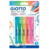 PEGAMENTO PURPURINA GIOTTO NEON GLITTER GLUE BRILLO 5 COLORES 545300 FILA