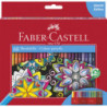 LAPICEROS COLOR CJ.60u. LINEA ROJA HEXAGONALES LARGOS FABER C.