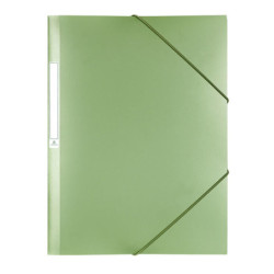 CARPETA 3 SOLAPAS PP A4 CARCHIVO METAL VERDE 20180121