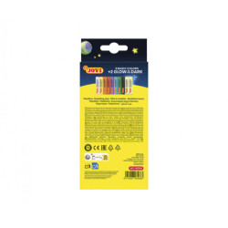 PLASTILINA JOVI ESTUCHE 10 PASTILLAS 15G 8 COLORES + 2 FOSFORESCENTES 90/10G UNIDAD