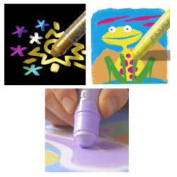 TEMPERA SOLIDA INSTANT PLAYCOLOR ONE TUTTI FRUTTI (METAL, FLUOR,PASTEL) 12 COLORES 20181