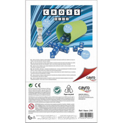 JUEGO CAYRO CROSS DICE CUBILETE FORMA PALABRAS 210