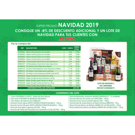 LOTE NAVIDAD ALPINO MODELO 2 44 UNIDADES REF AR000806
