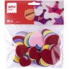 FIGURAS FIELTRO CORAZONES 40UDS. APLI