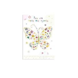 TARJETA FELICITACION TURNOWSKY MARIPOSA MADRE ARGU 41876