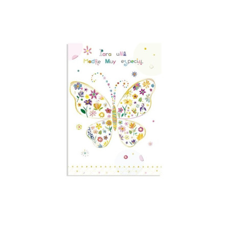 TARJETA FELICITACION TURNOWSKY MARIPOSA MADRE ARGU 41876