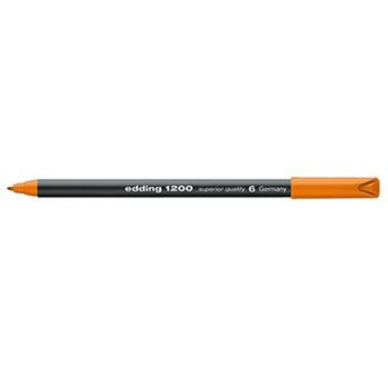 ROTULADOR EDDING 1200 NARANJA 06 C/10U