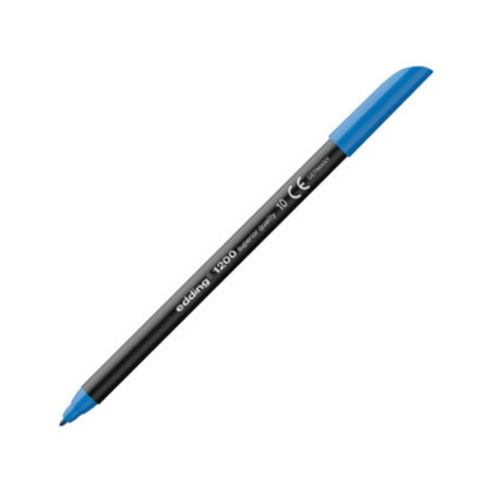 ROTULADOR EDDING 1200 AZUL CLARO 10 C/10U