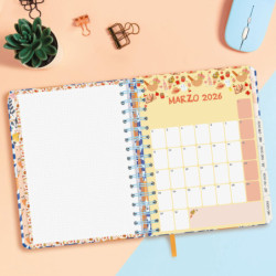 AGENDA ESCOLAR FINOCAM25 16M VITAE 1/4 SVH 25-26 AZUL+ 4º - 155X217 MM 626501126