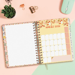 AGENDA ESCOLAR FINOCAM25 16M VITAE 1/4 SVH 25-26 VERDE+ 4º - 155X217 MM 626501026
