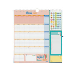 AGENDA ESCOLAR FINOCAM25 16M CAL.PLUS 25-26 FAMILIAR+ PLUS - 215X325 MM 540220126