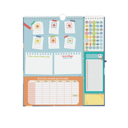 AGENDA ESCOLAR FINOCAM25 16M CAL.PLUS 25-26 FAMILIAR+ PLUS - 215X325 MM 540220126