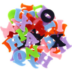FIGURAS FIELTRO ADHESIVAS LETRAS PACK 100u. SMART 68003900
