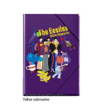 CARPETA DEC FL GOMAS BEATLES 10 YELLOW FACES 20415 ^