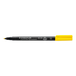 ROTULADOR STAEDTLER LUMOCOLOR MEDIO AMARILLO 317 C/10U
