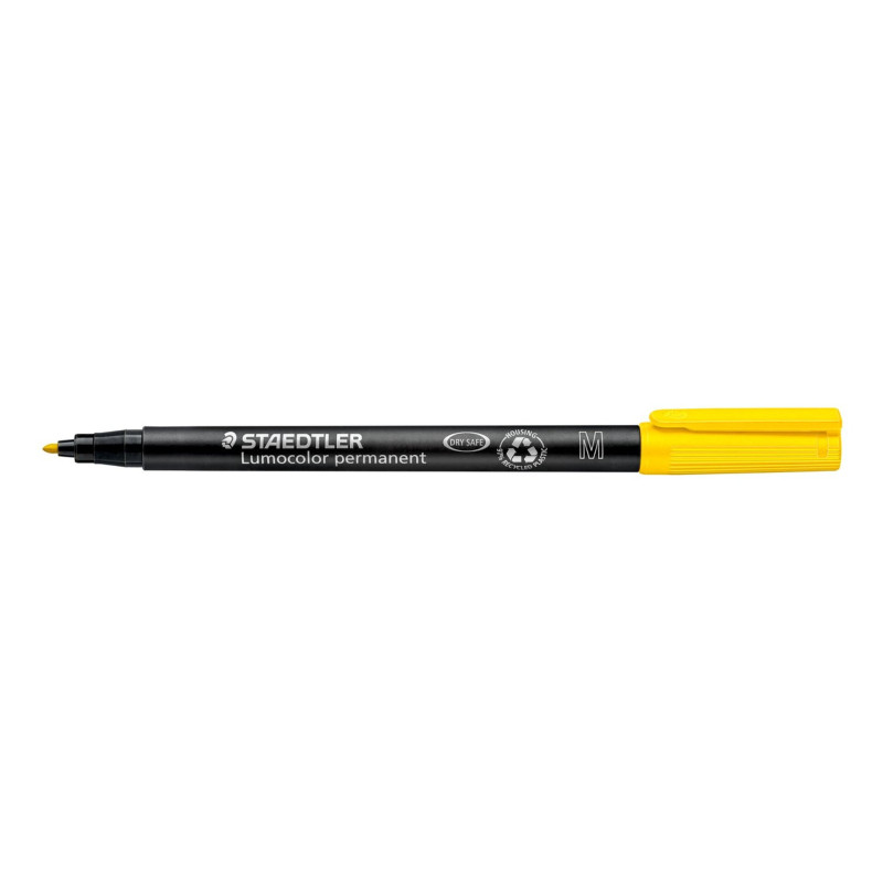 ROTULADOR STAEDTLER LUMOCOLOR MEDIO AMARILLO 317 C/10U