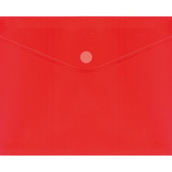 DOSSIER SOBRE A-4 VELCRO TRANSLUCIDO ROJO