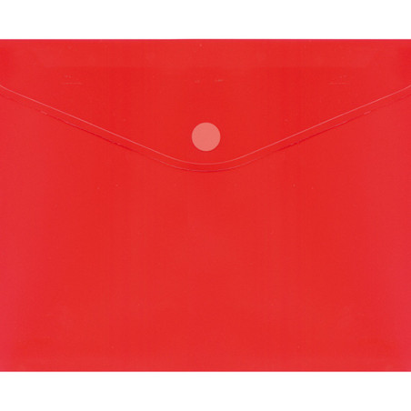 DOSSIER SOBRE A-4 VELCRO TRANSLUCIDO ROJO