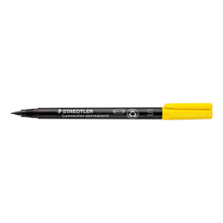 ROTULADOR STAEDTLER LUMOCOLOR SUPER AMARILLO 313 C/10U
