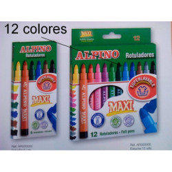 ROTULADOR ALPINO MAXI JUMBO C/12 ^