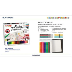 CAJA ALPINO COLOR EXPERIENCE KIT BULLET JOURNAL 22 PZAS AR001010