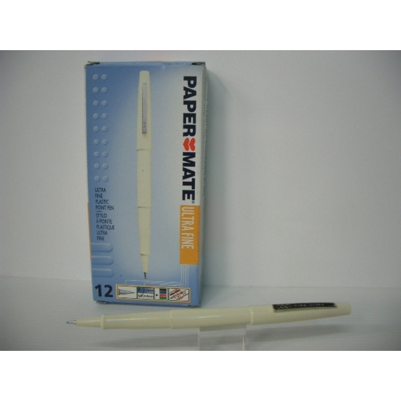 ROTULADOR PAPERMATE ULTRAFINA ROJO C/12U ^