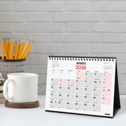 CALENDARIO SOBREMESA ESCRIBIR XS 2026+ FINOCAM26 780140026 140 X 70 X 155 MM